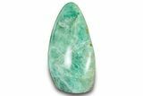 Free-Standing, Polished Green Fluorite - Madagascar #304782-2